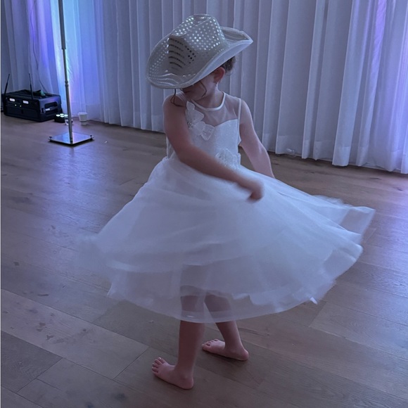 Anthropologie Princess DalianaTulle High Low Dress (ivory) - Picture 4 of 4